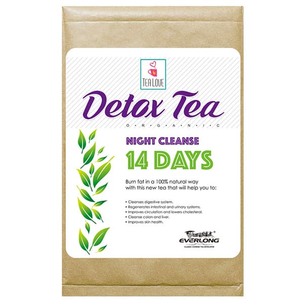 100_ Organic Herbal Detox Tea _night cleans tea 14 day_